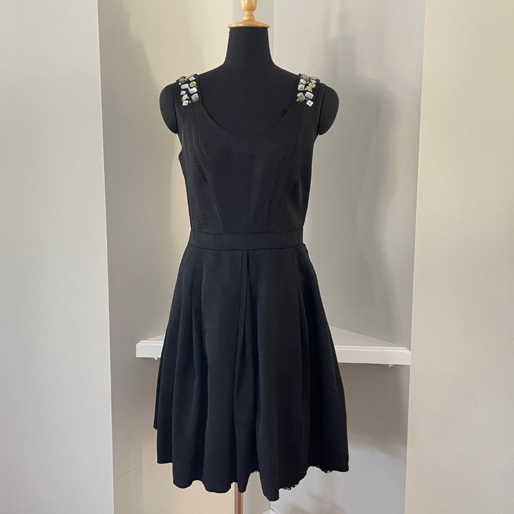 Pink Tartan Dress with Rhinestone Straps